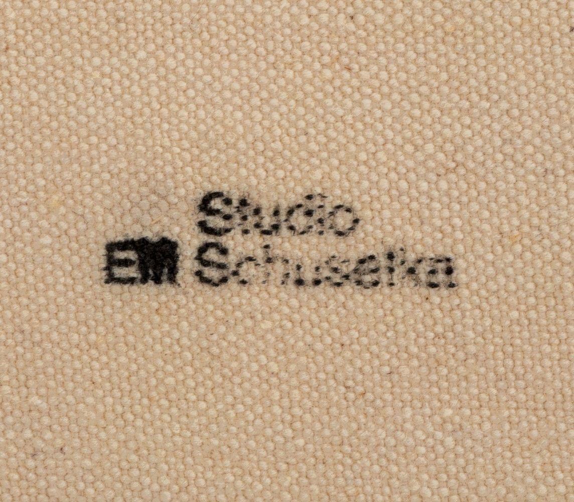 Elfi Schuselka (Österreich, geb. 1940), Abstrakte Feuerkomposition, Öl auf Leinwand, offenbar unsigniert, verso gestempelt 