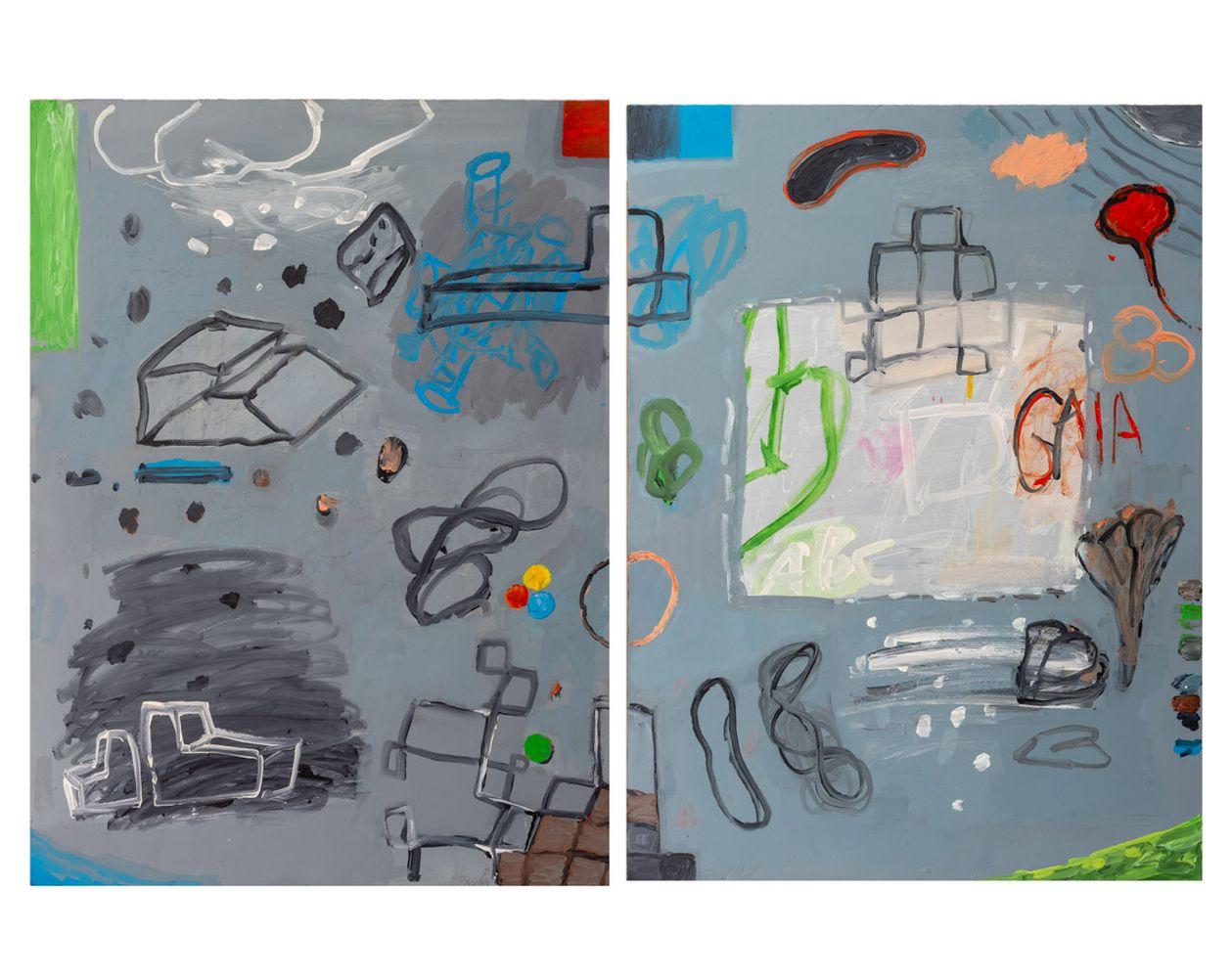 "Diptychon "Links + Rechts