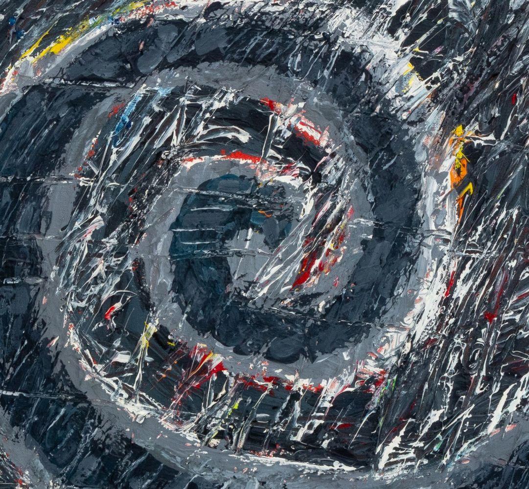 Zusammensetzung der Spirale – Painting von Elfi Schuselka 