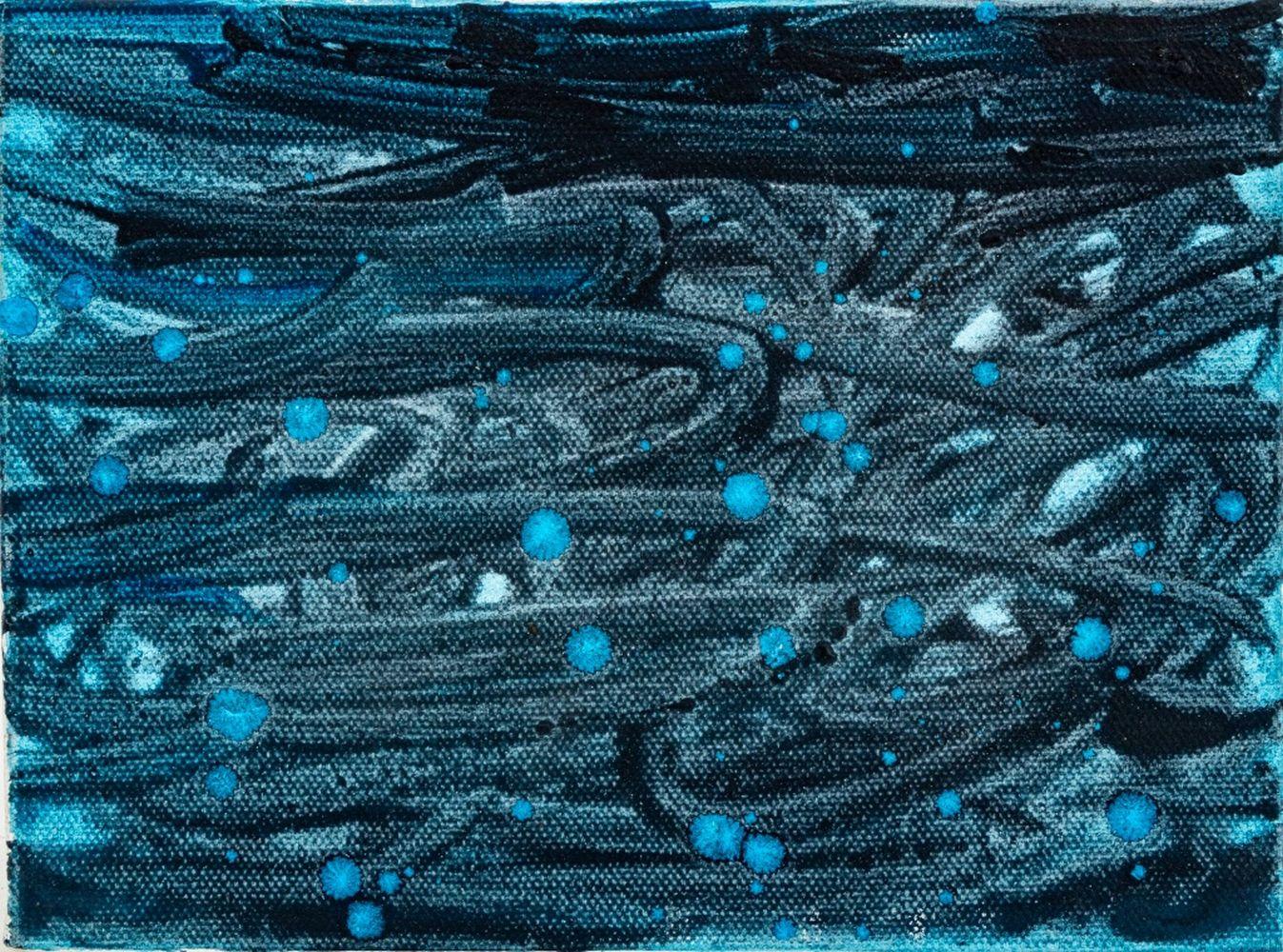 Dos composiciones abstractas - Mixed Media Art Contemporáneo de Elfi Schuselka 