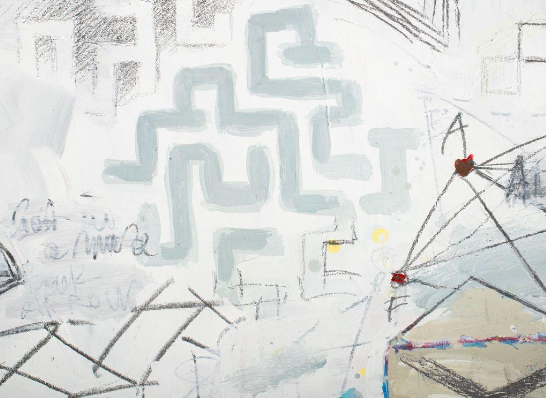 Elfi Schuselka Abstract Composition Mixed Media 3