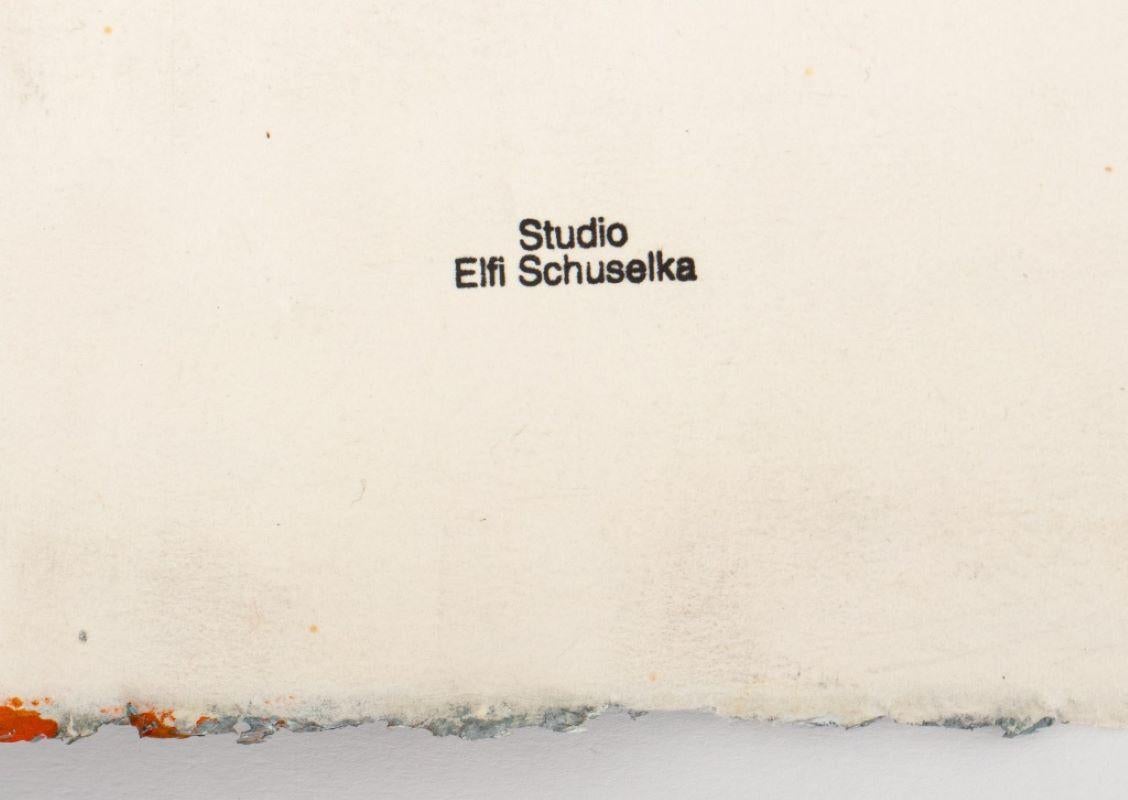 Elfi Schuselka Abstract Composition Mixed Media 8