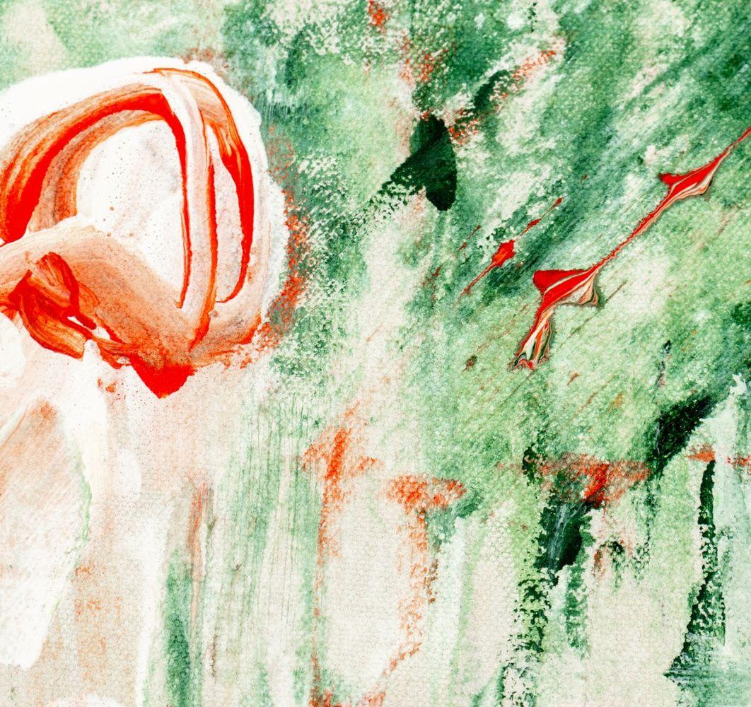 Abstrakte Komposition Diptychon (Zeitgenössisch), Painting, von Elfi Schuselka