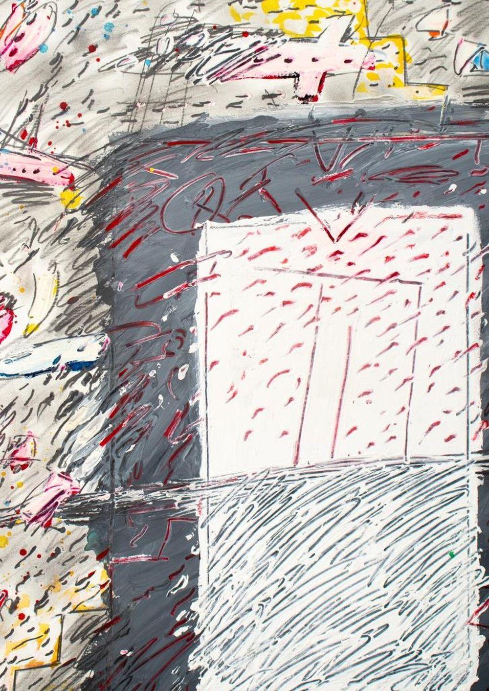 Abstract Composition - Painting by Elfi Schuselka