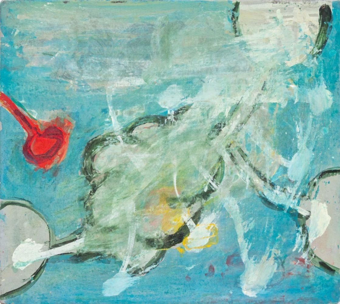 Elfi Schuselka (Austrian, b. 1940), Abstract Composition, Oil on Canvas Mounted on Board, stamped "Studio Elfi Schuselka" verso, unframed.

12.5" H x 14" W.

Provenance: From the collection of the artist.&nbsp;

Note: Schuselka studied photography,