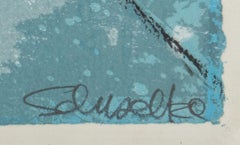 Elfi Schuselka Surrealist Acrylic on Paper