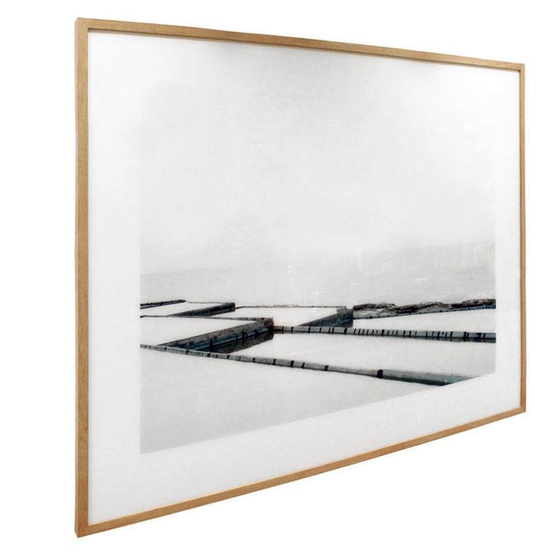 Large framed photograph “Morgenland” (Morning Land Series), “Enfeh II, Lebanon” by Elger Esser, German, 2005. C-print on Diasec Face. Label on the back that reads (Elger Esser, Enfeh II, Lebanon 2005. 1/7).

Elger Esser is a German artist known