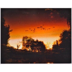 Nocturnes à Giverny by Elger Esser, Water Lily Lake at Sunset, Contemporary Art