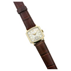 Orologio da polso vintage Elgin 10K riempito d'oro