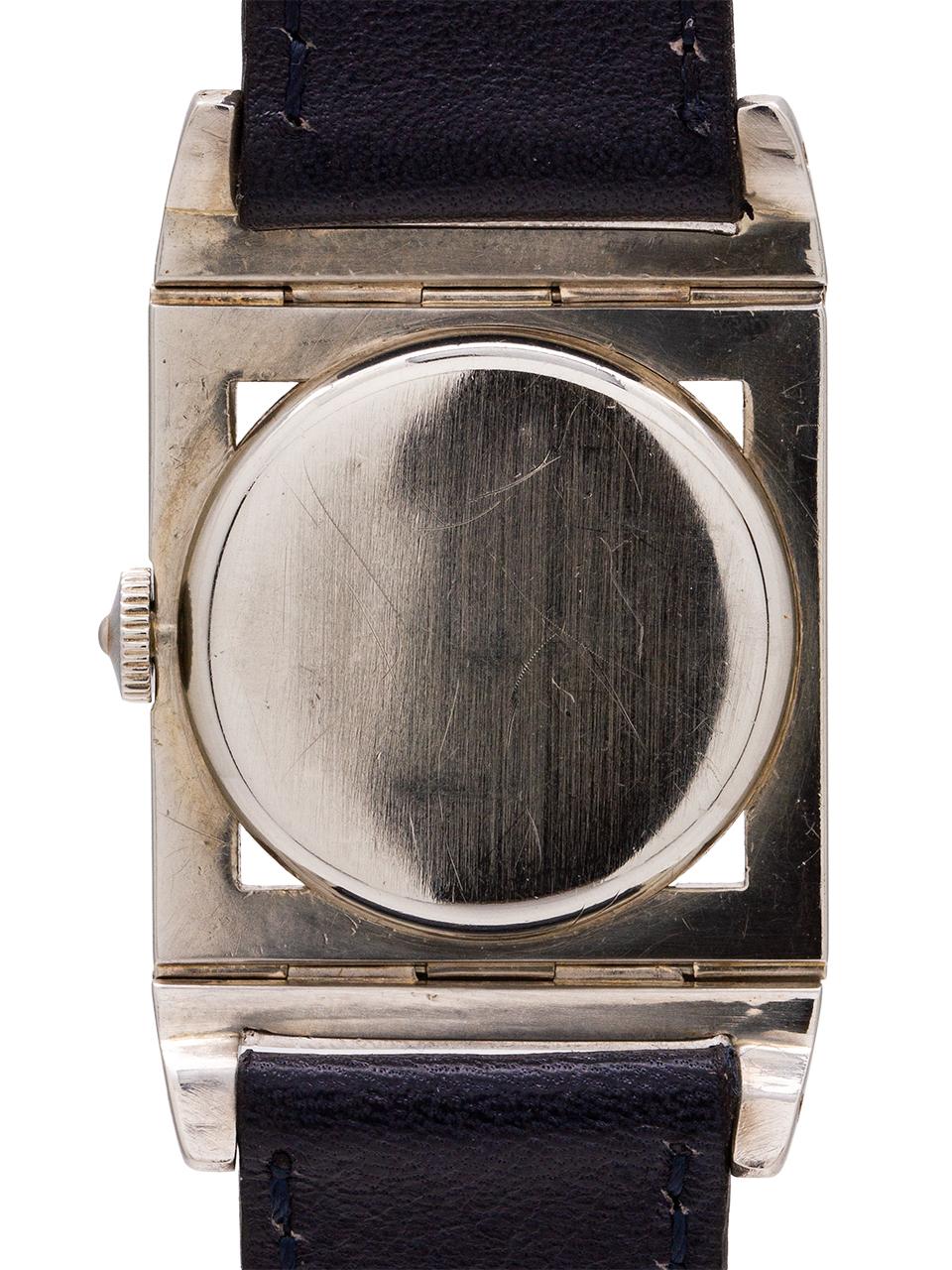 Men's Elgin 14 Karat White Gold Presentation Watch, circa 1929