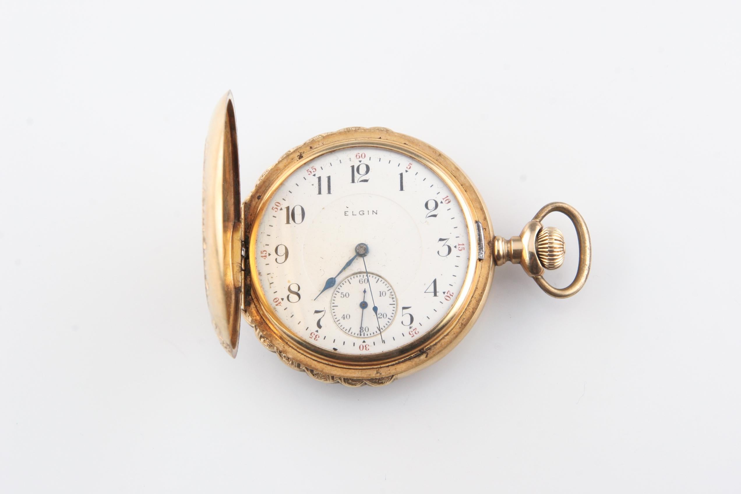 elgin pocket watch 17 jewels