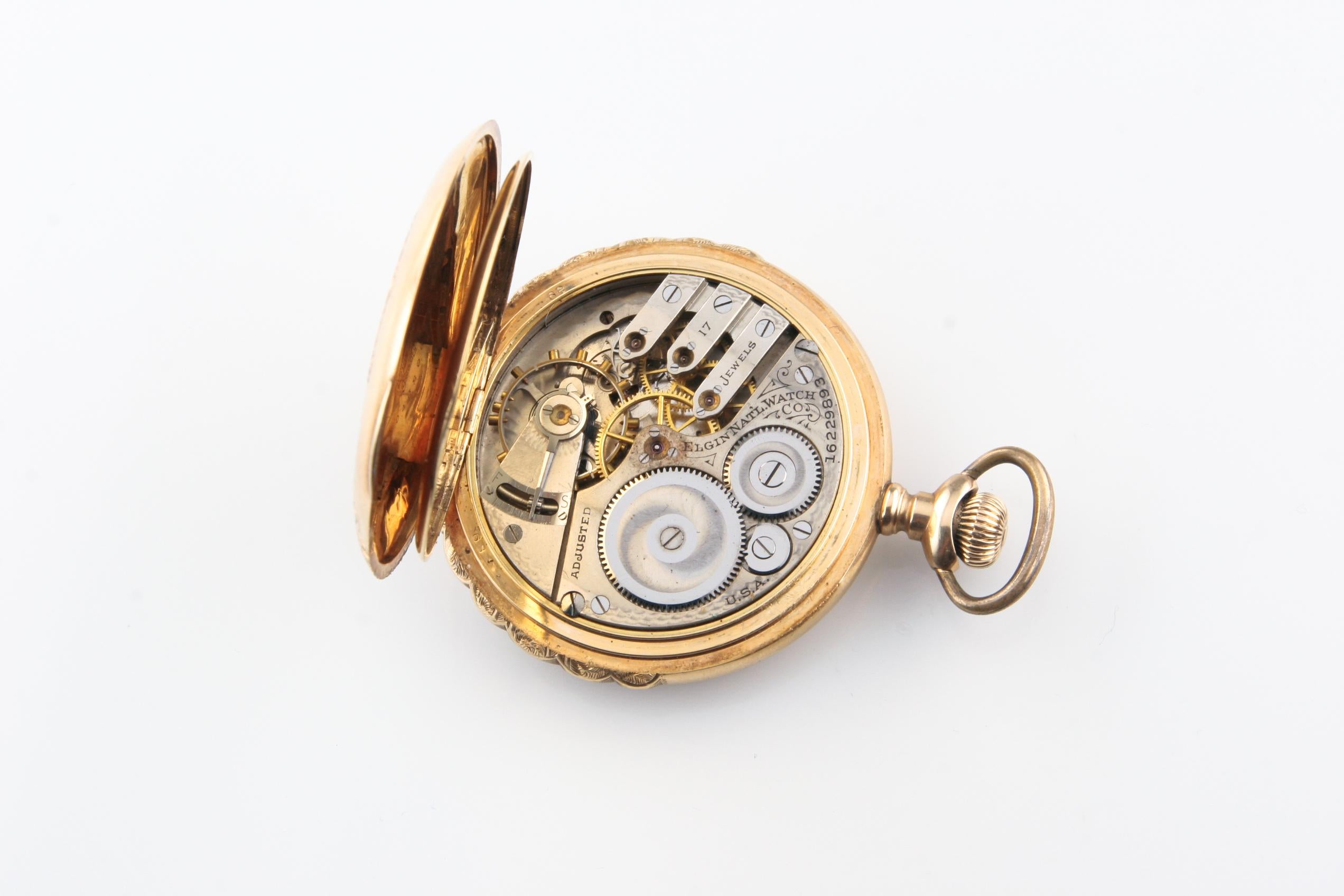 elgin gold pocket watch