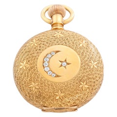 Elgin 18 Karat Yellow Gold Hunting Case Pocket Watch