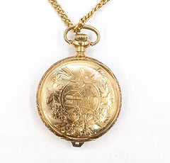 Elgin 1901 Hunter Case Pocket Watch in 14k Yellow Gold