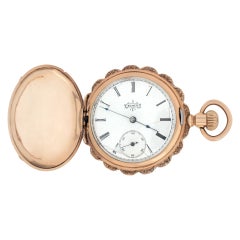 Elgin 14k Gold Filled Pocket Watch Ref 27460