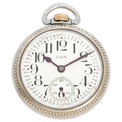 Vintage Elgin 571 BW Pocket Watch