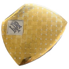Elgin Amerikanisches kompaktes Make-up-Etui aus massivem Sterlingsilber 128 Gramm 925