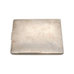Elgin American Sterling Silver Cigarette Case with Monongram