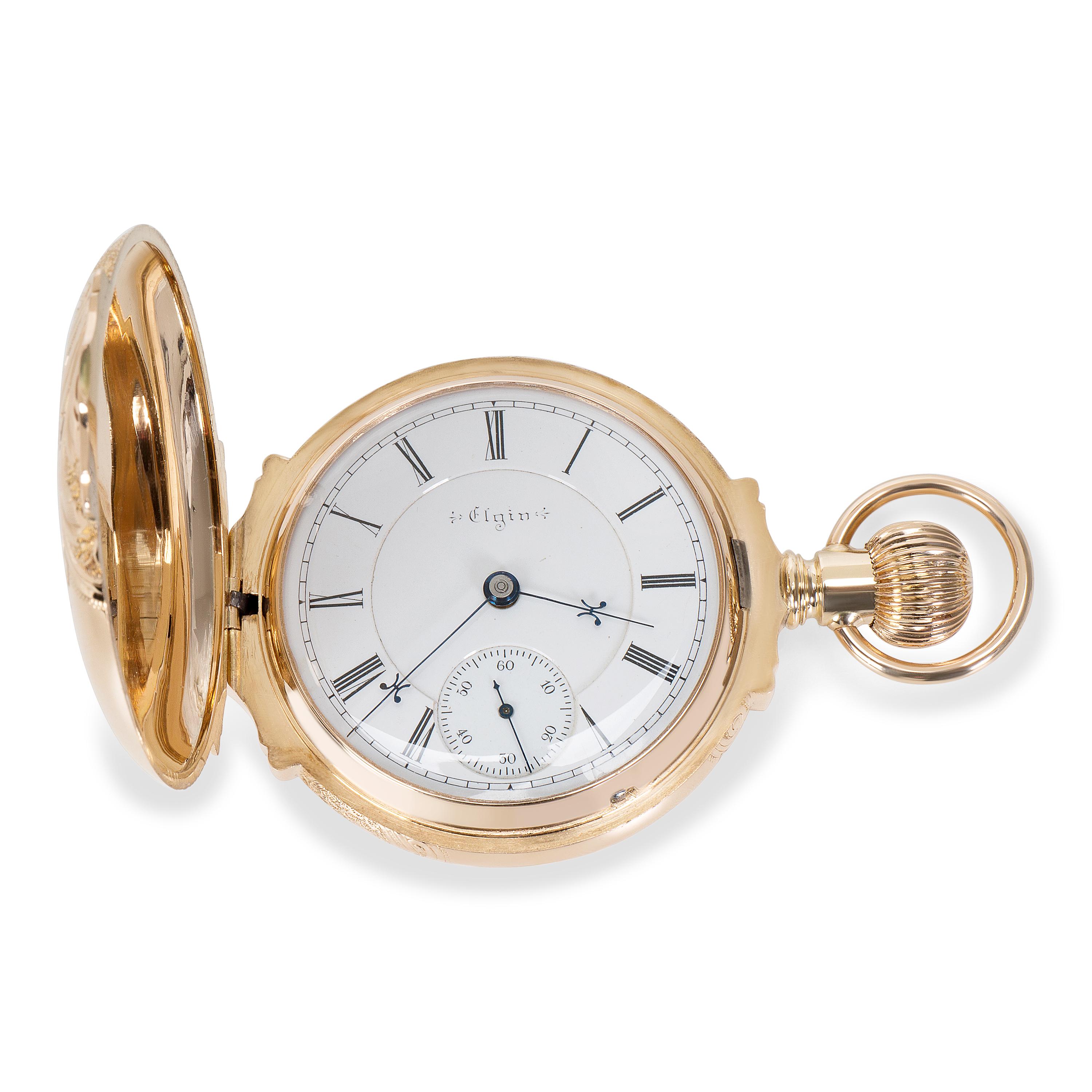 elgin gold watch vintage