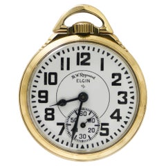 Elgin B.W. Raymond Pocket Watch 21 Jewels, Gold Filled