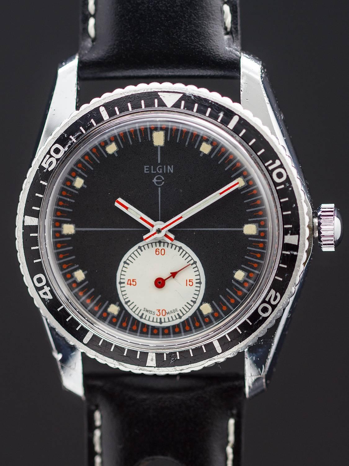 stainless steel elgin manual wind ca 1965