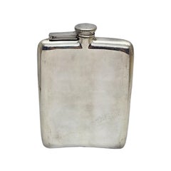 Elgin EAM Sterling Silver Hip Flask w/Mono #15757
