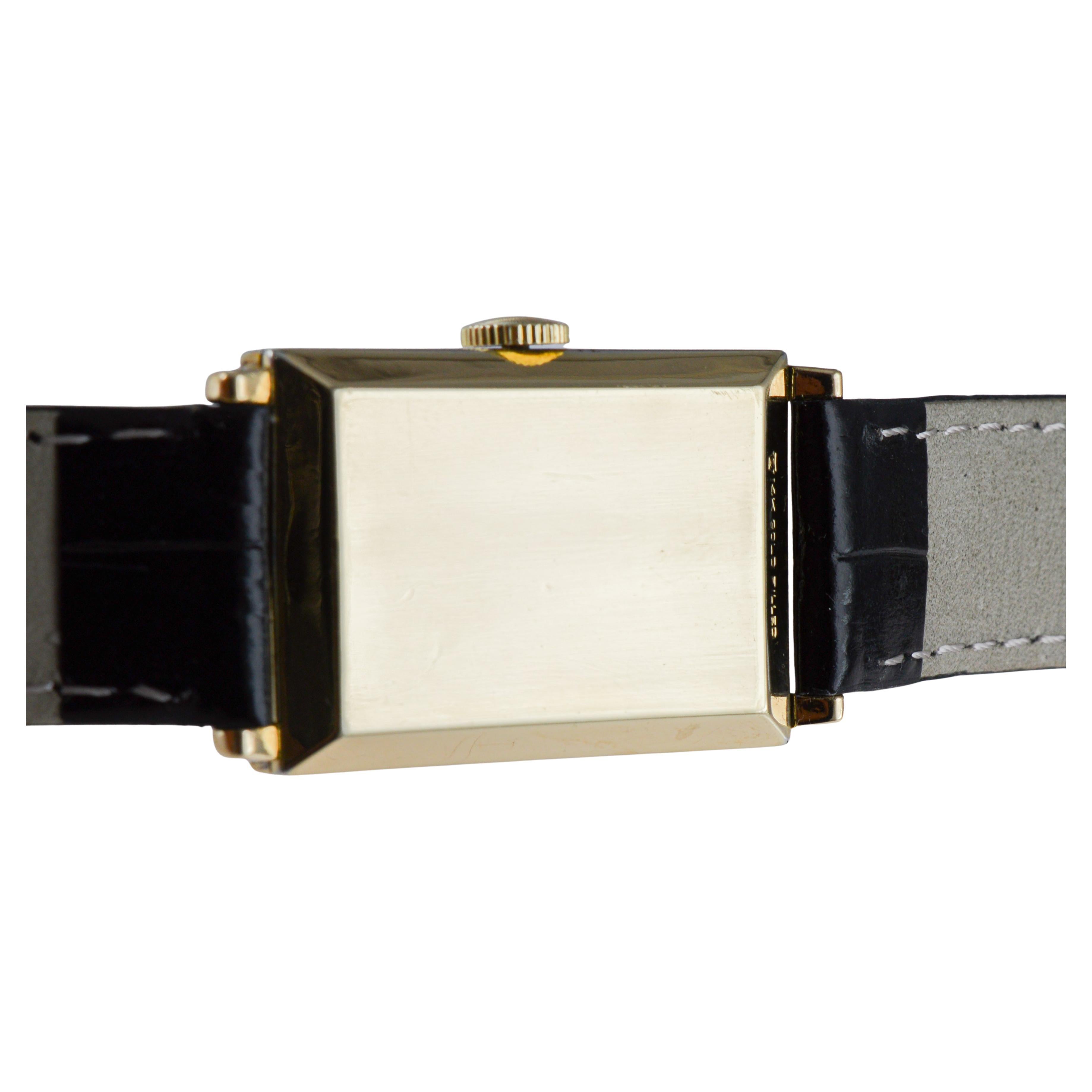 Elgin Gold Filled Art Deco Watch circa, 1920's en venta 10