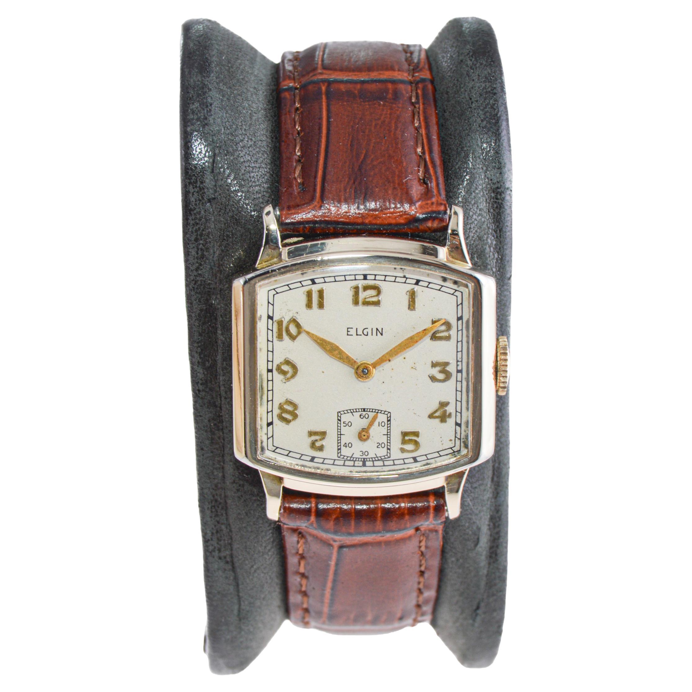 Elgin Gold Filled Art Deco Watch
