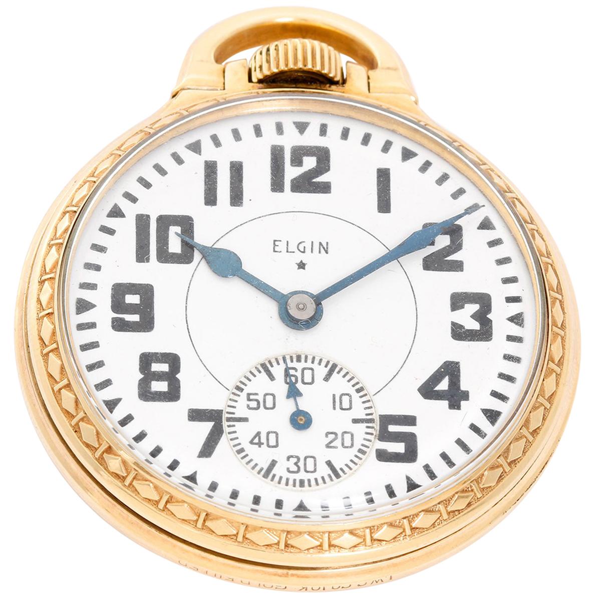 Elgin Gold Filled BW Raymond Pocket Watch