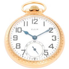 Elgin Gold Filled R. R. Railroad Approved Pocket Watch