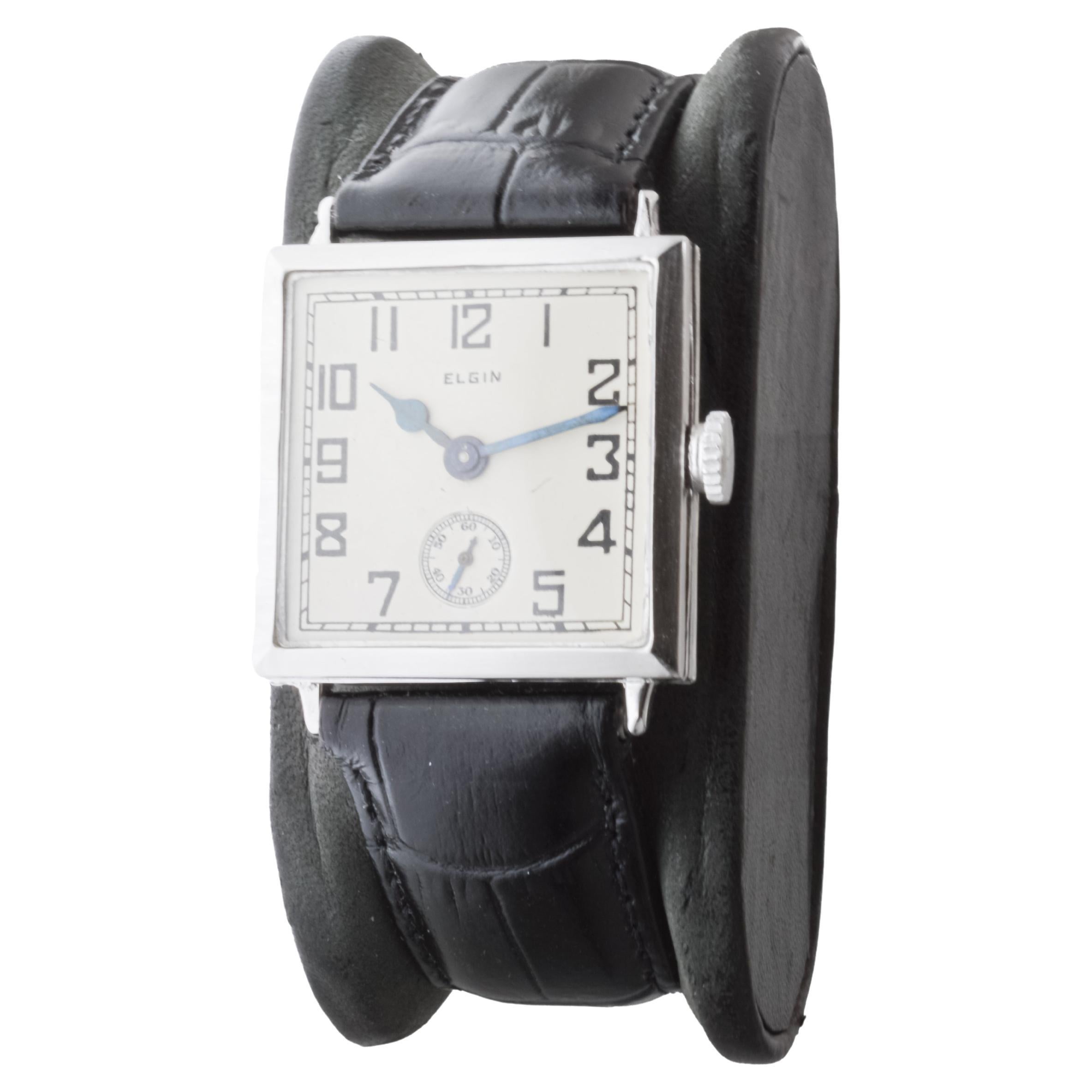 Elgin Gold Filled Rare Art Deco Watch From 1924 with Original Dial and Hands 2