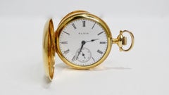 Elgin Gold & Ruby 40mm Pocket Watch