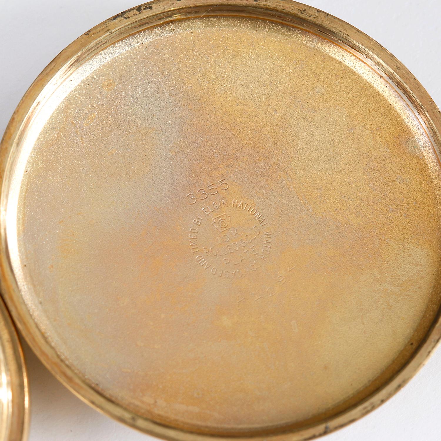 De los hombres Reloj de bolsillo de esfera abierta Elgin Grado 575