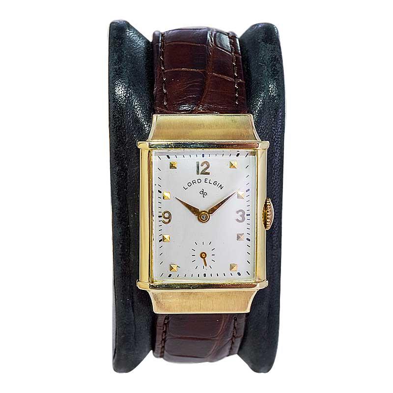 lord elgin gold watch