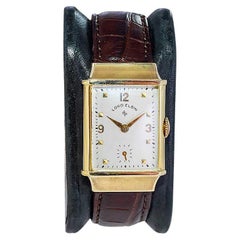 Elgin, Lord Elgin 14Kt. Solid Gold Art Deco Watch American Made From 1944 