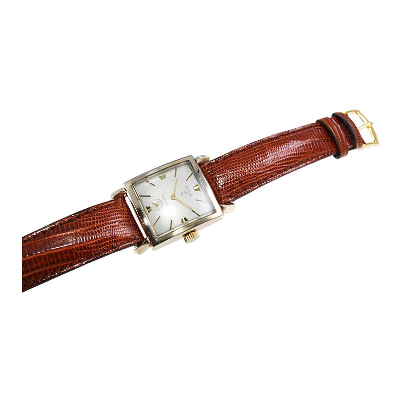 Elgin Mid Century Manual Winding Watch For Sale 1