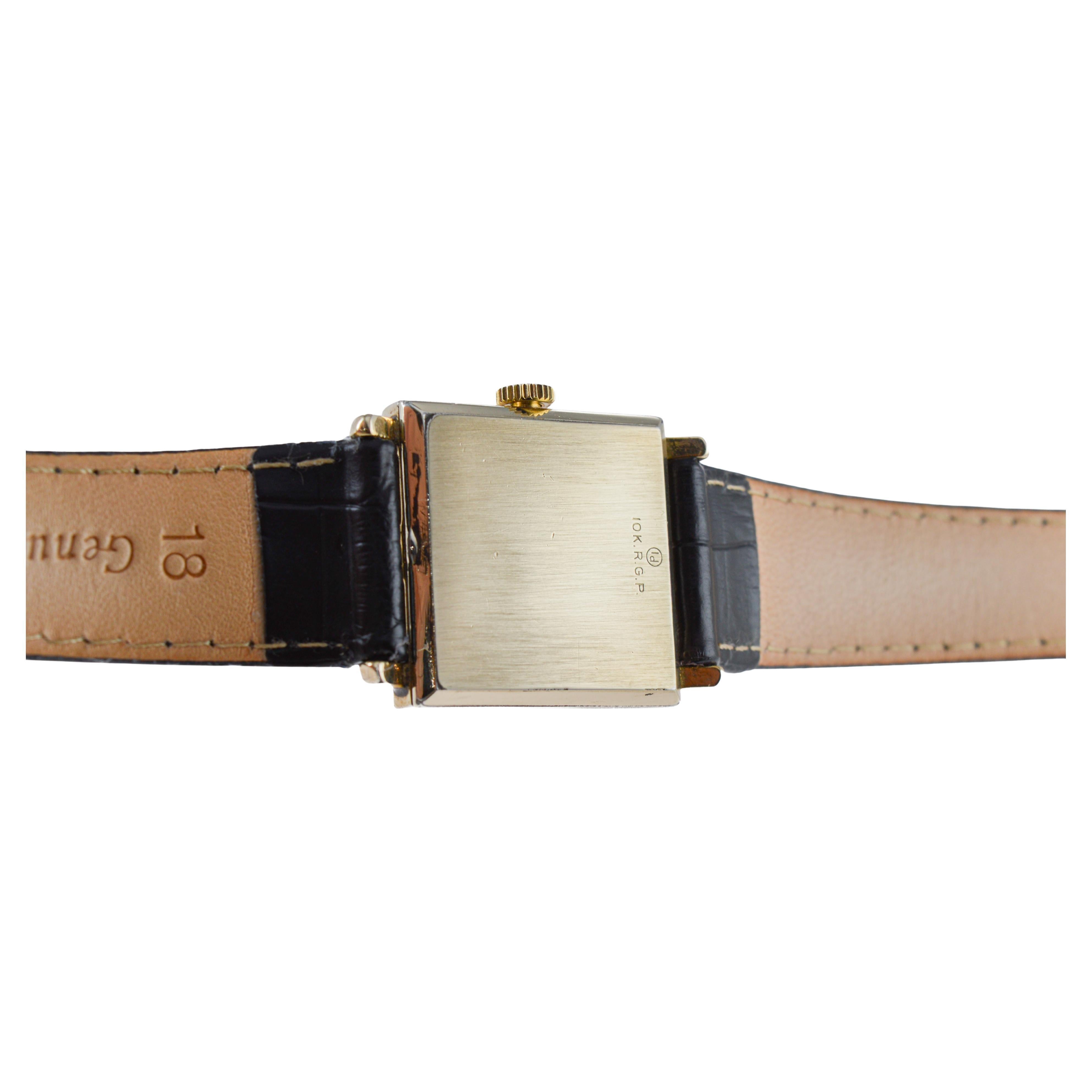Elgin Mid Century Watch all Original with Original Box 1950's or 60's 6