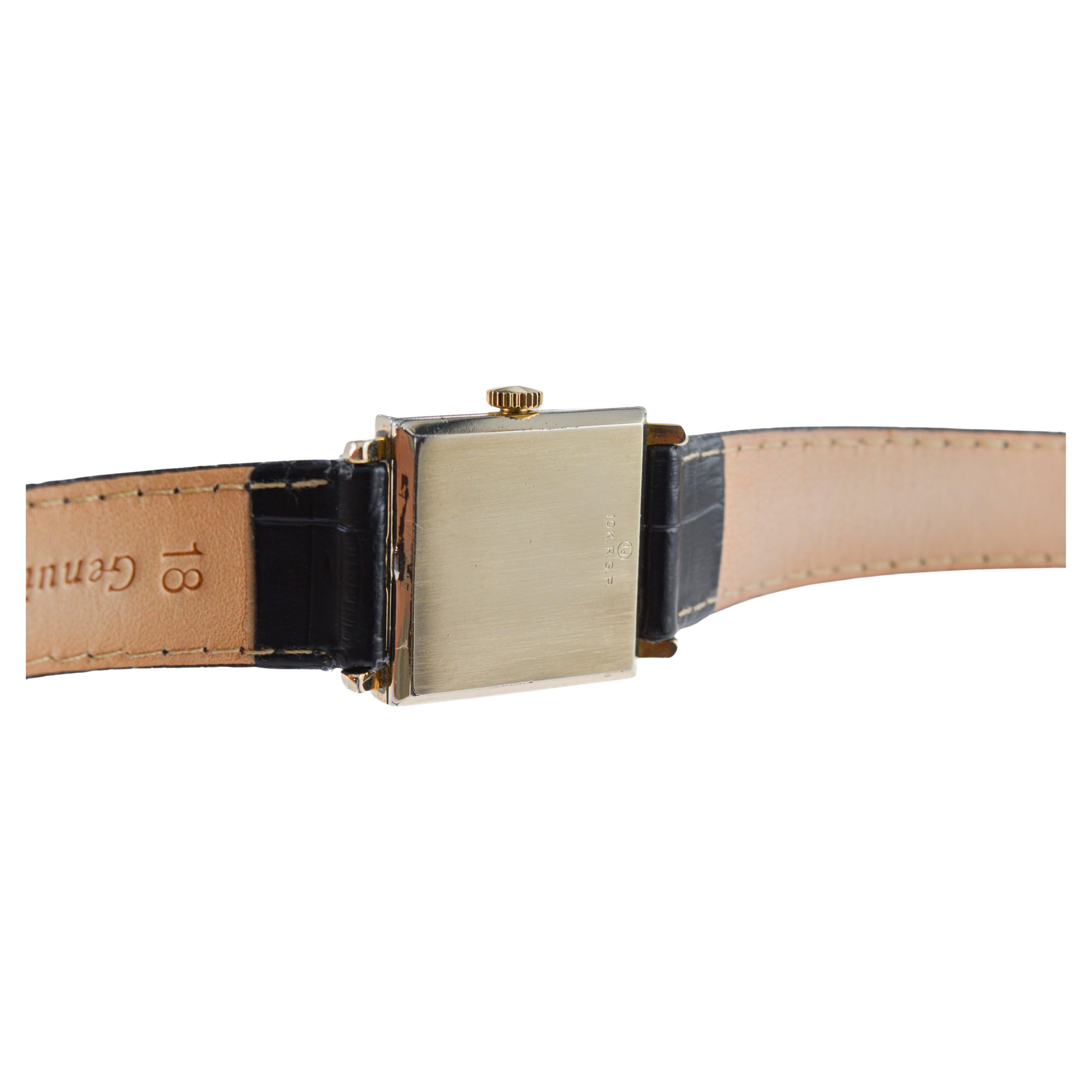 Elgin Mid Century Watch all Original with Original Box 1950's or 60's 7