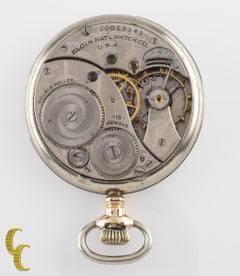 Elgin Open Face 14 Karat Yellow Gold Antique Pocket Watch Gr 315 12s 15 Jewel