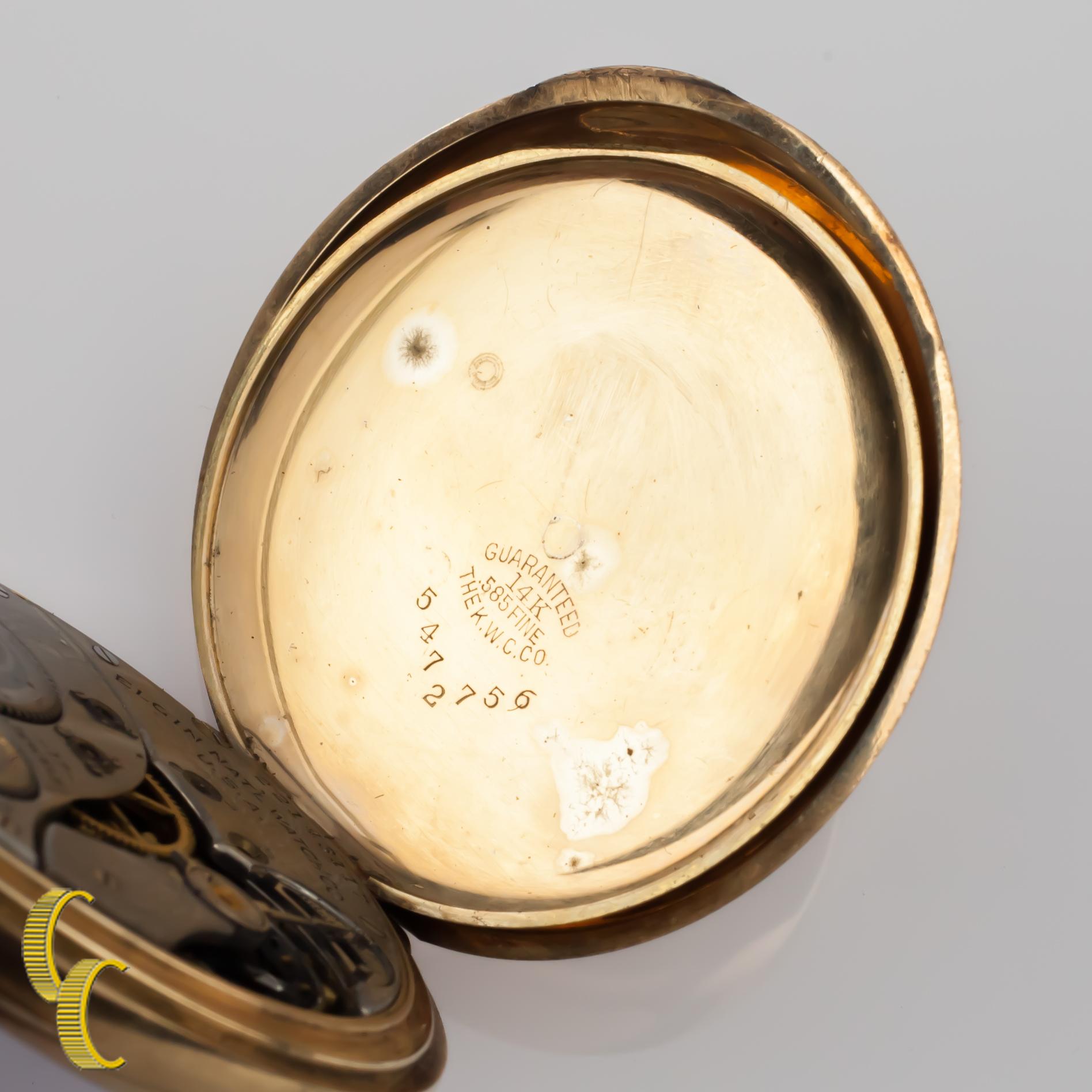 elgin gold pocket watch