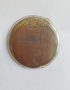 Elgin Pocket Watch, 14 Karat White Gold Filled, 1928, 17 Jewel