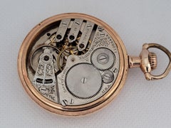 Elgin Pocket Watch Gold Plated Working 15 Jewels 11066484 Year 1905