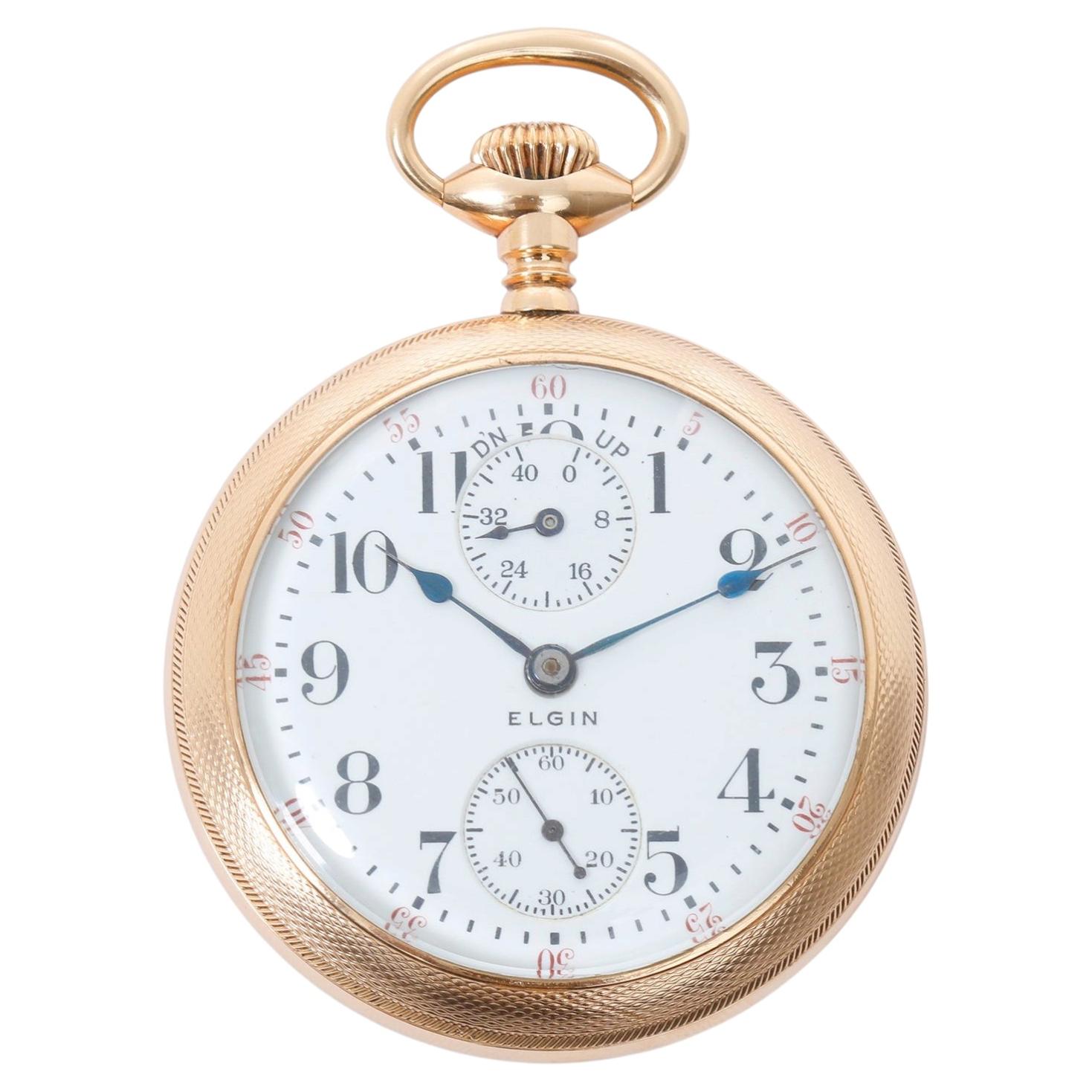 Elgin Ferrocarril 21 Joyas Veritas 18 Tamaño Arriba Abajo Indicador de viento en venta