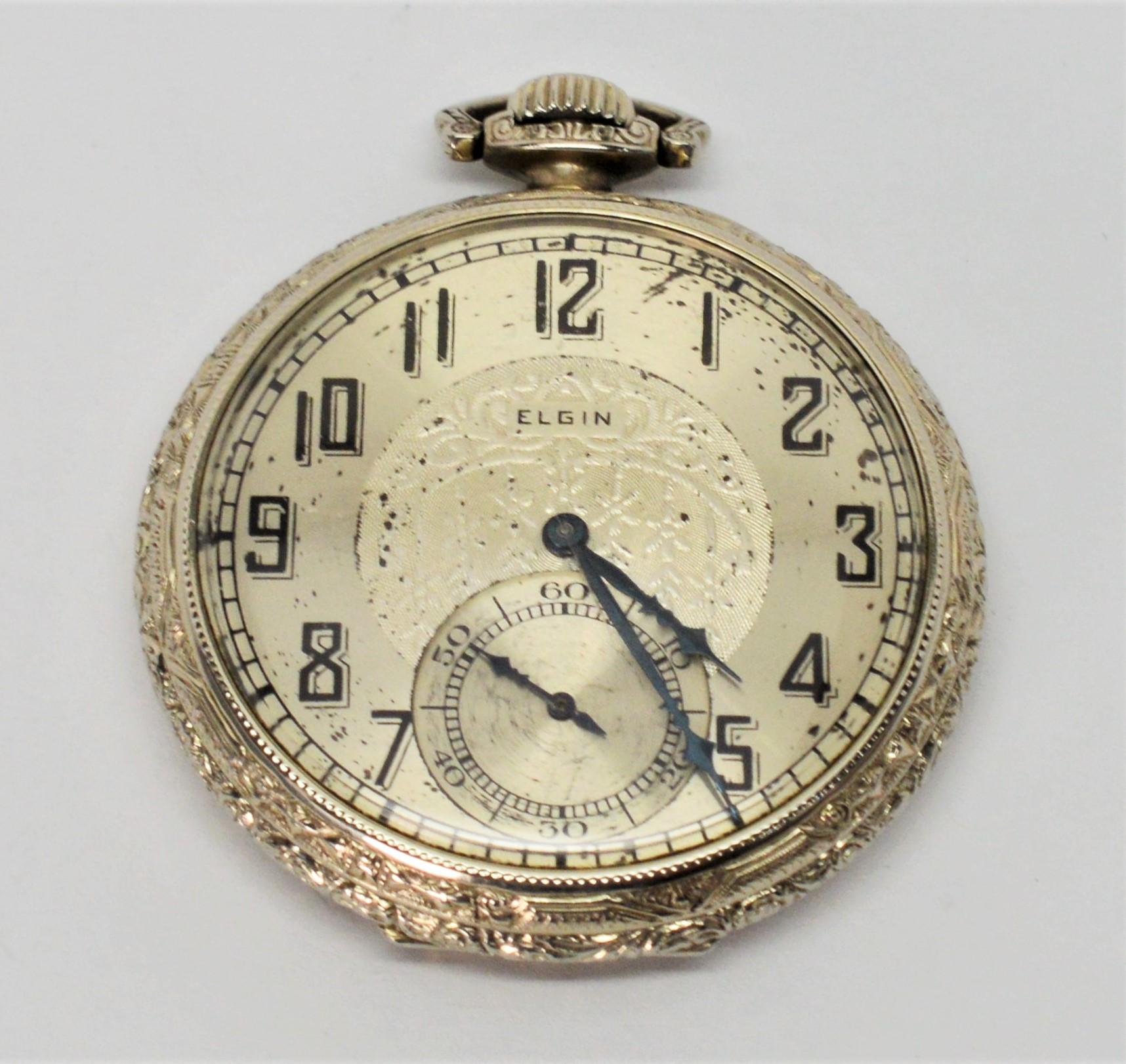 elgin 17 jewel pocket watch serial numbers