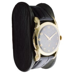 Elgin Watch Company Montre Art Déco en or jaune circa