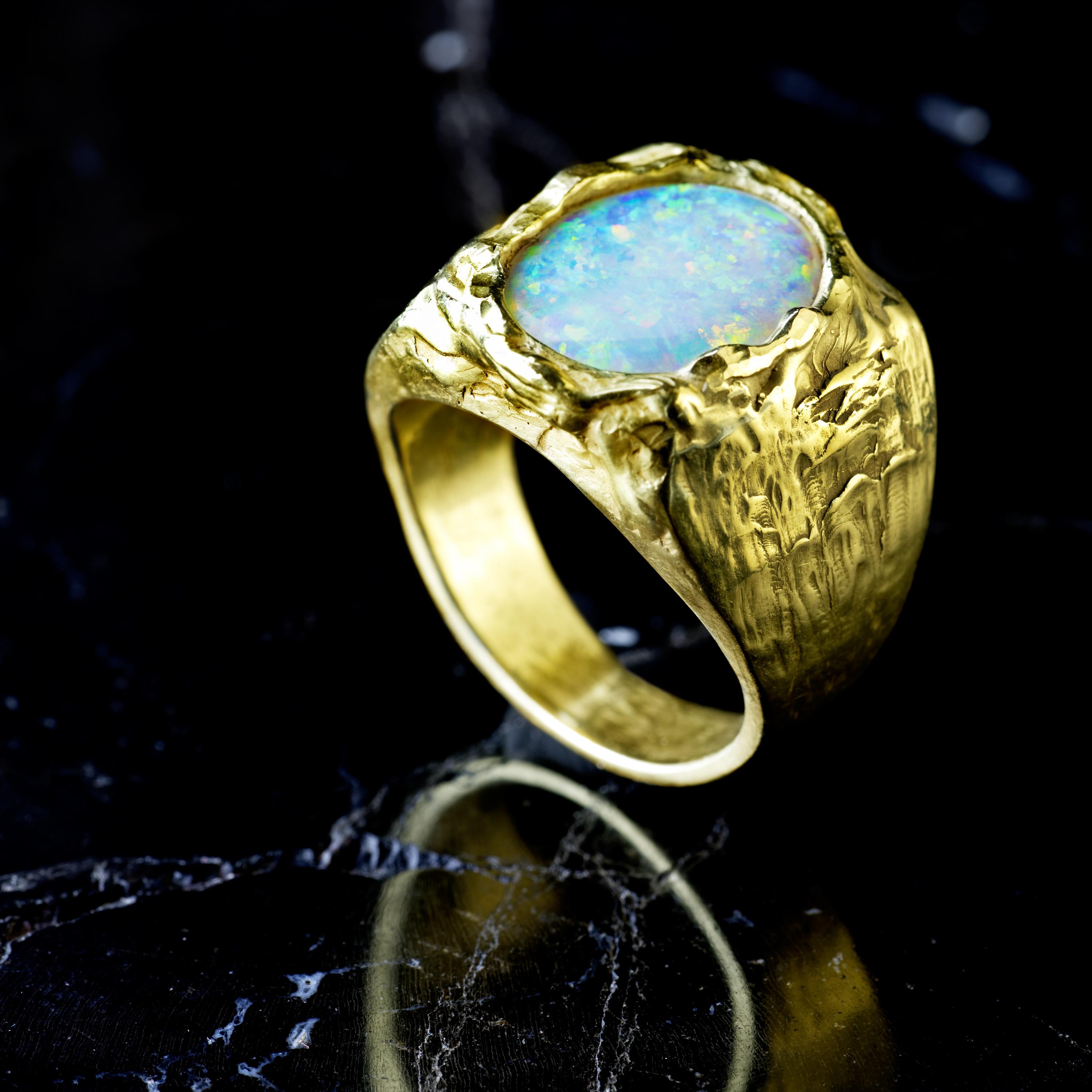 water opal ring