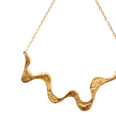 18 Karat Gold Dancing Drop Matisse Earring