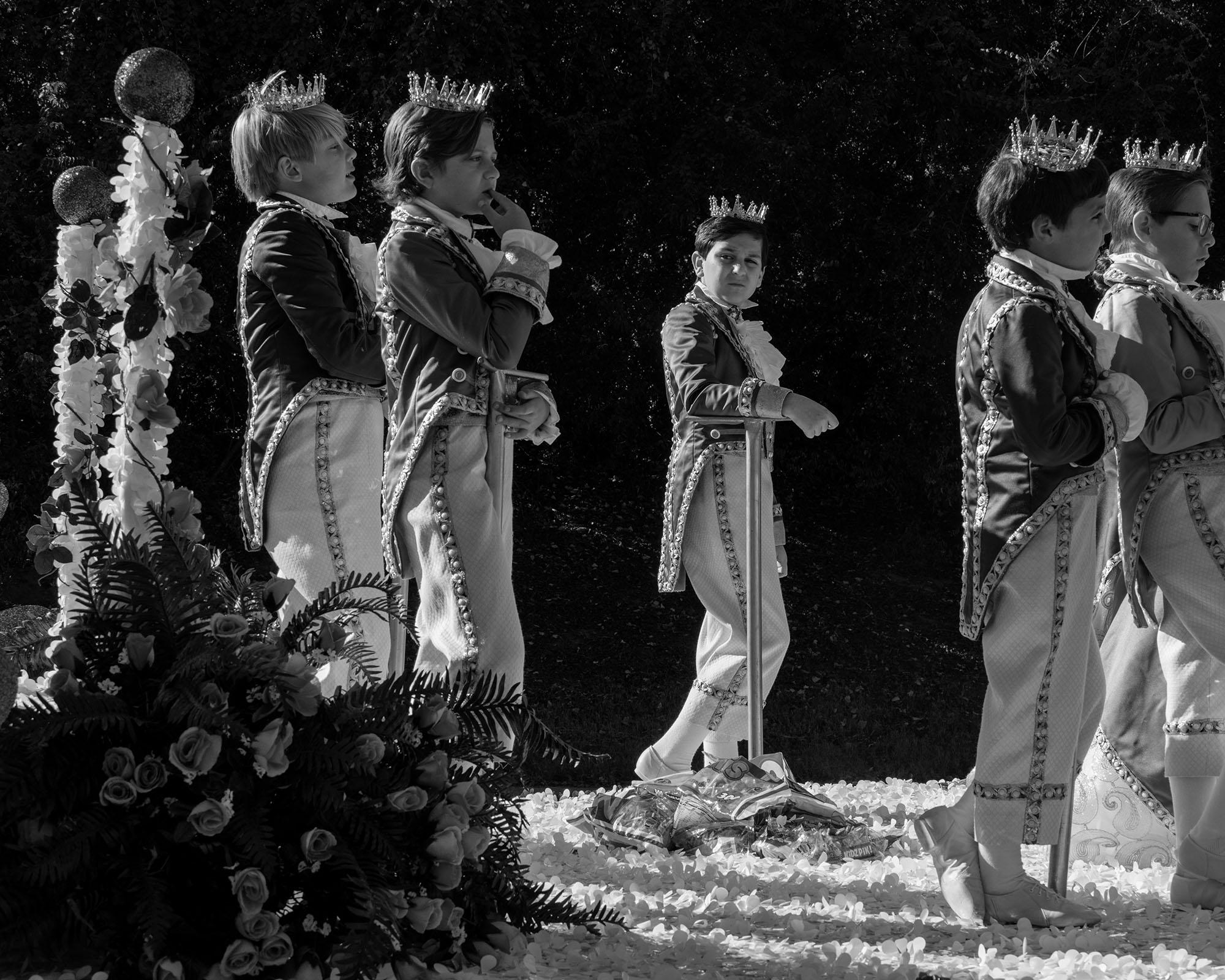 Eli Durst Black and White Photograph - Little Princes(1/4), Contemporary B&W Photo, Framed Archival Pigment Print