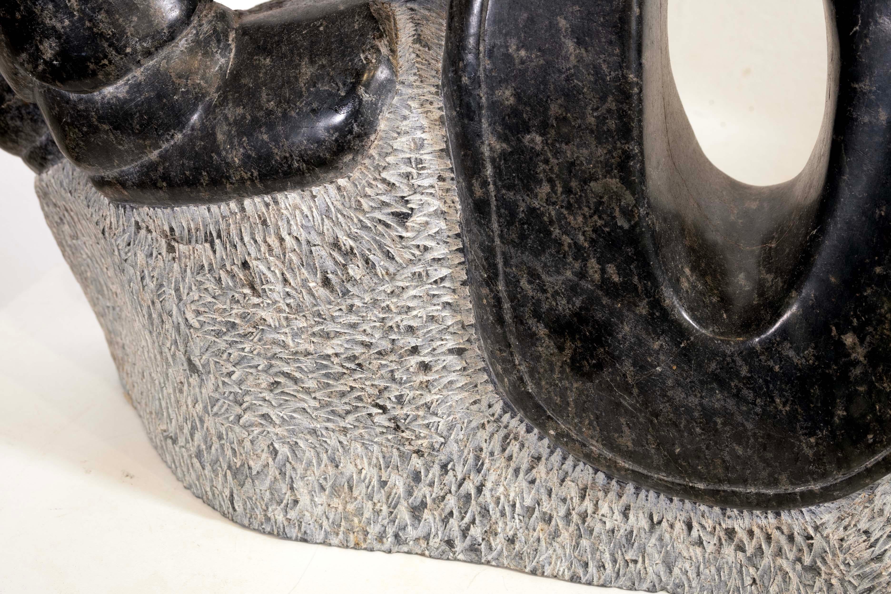 Eli Elijassiakpik Inuit Figurative Soapstone Carving Sculpture Quebec Canadian 1