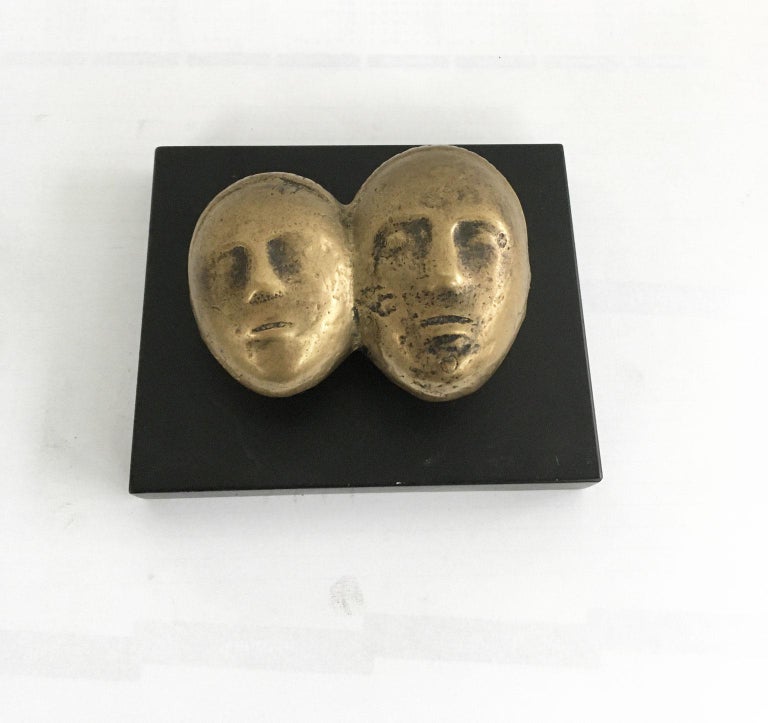 Eli Riva Abstrakte Skulptur Eli Riva Sole Luna aus dem Jahr 1970 im